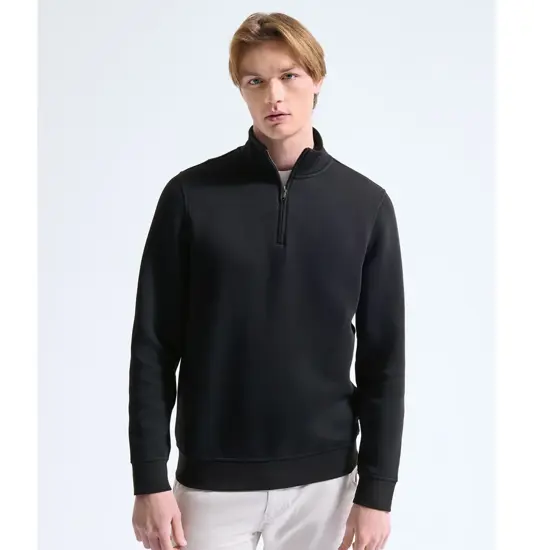 Felpa premium uomo con zip a ¼ Asquith & Fox