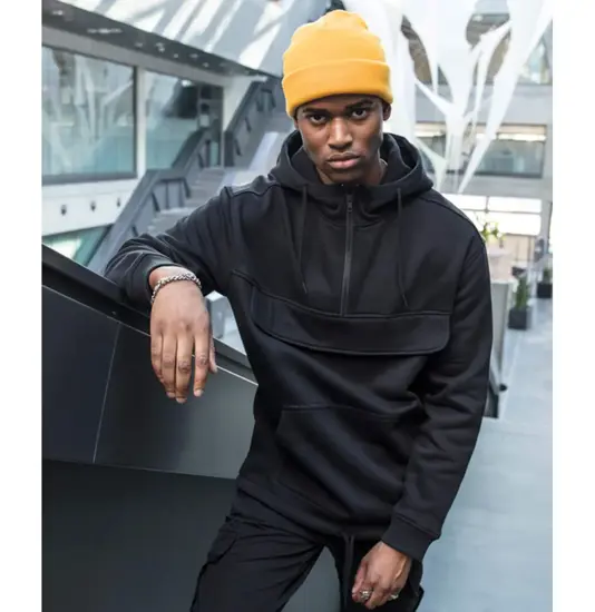 Felpa pullover con cappuccio Build Your Brand