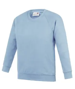 Felpa raglan bambino Academy AWDis Academy