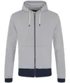 Felpa rigenerata con zip integrale e cappuccio Okavango AWDis Ecologie