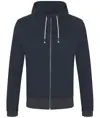 Felpa rigenerata con zip integrale e cappuccio Okavango AWDis Ecologie