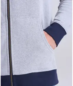Felpa rigenerata con zip integrale e cappuccio Okavango AWDis Ecologie