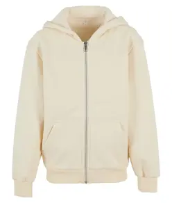 Felpa soffice con cappuccio e zip bambino Build Your Brand