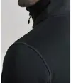 Felpa sostenibile da uomo con zip intera tinta in filo Premier