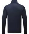 Felpa sostenibile da uomo con zip intera tinta in filo Premier
