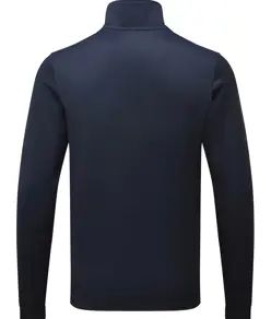 Felpa sostenibile da uomo con zip intera tinta in filo Premier