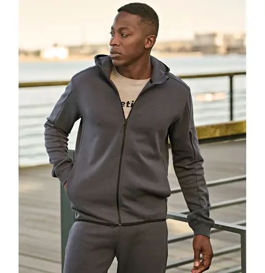 Felpa sportiva con cappuccio e zip intera (5706) Tee Jays