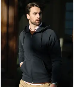 Felpa sportiva con cappuccio e zip intera Lenox Nimbus