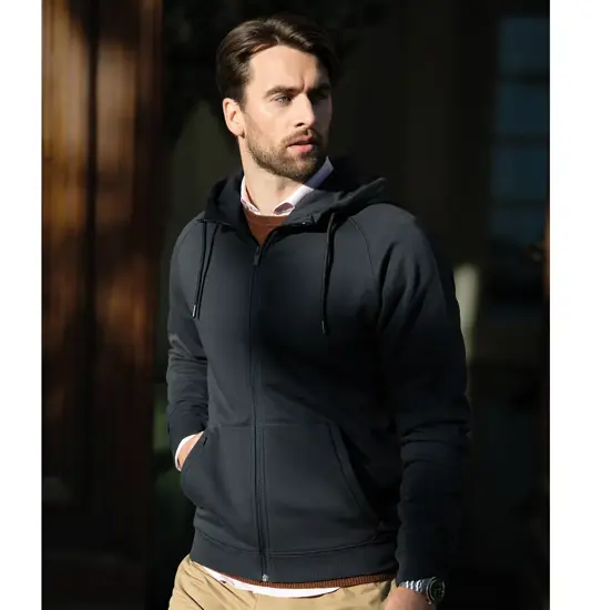 Felpa sportiva con cappuccio e zip intera Lenox Nimbus
