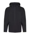 Felpa tecnica con zip e cappuccio Tombo
