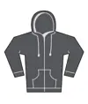 Felpa unisex pesante con cappuccio e zip intera Bella Canvas