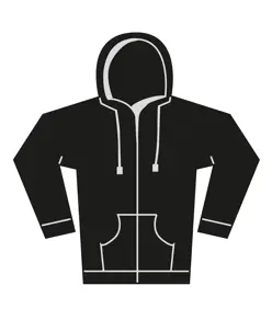 Felpa unisex pesante con cappuccio e zip intera Bella Canvas