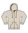 Felpa unisex pesante con cappuccio e zip intera Bella Canvas