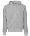 Felpa unisex scamosciata con zip intera e cappuccio Bella Canvas