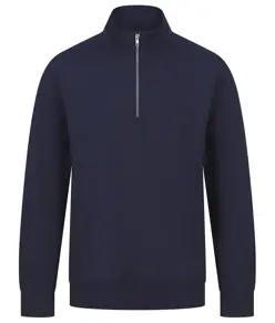 Felpa unisex sostenibile con zip a ¼ Henbury
