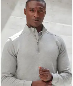 Felpa unisex sostenibile con zip a ¼ Henbury