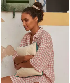 Fodera per cuscino con profilo in cotone Fairtrade Westford Mill