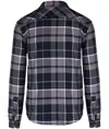 Giacca a camicia a quadri foderata in sherpa Kariban