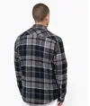 Giacca a camicia a quadri foderata in sherpa Kariban