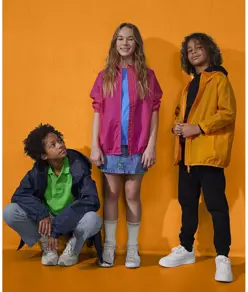 Giacca a vento bambino B&C #Reset B&C Collection