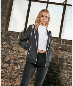 Giacca a vento riciclata donna Build Your Brand