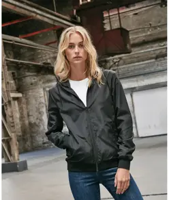 Giacca a vento riciclata donna Build Your Brand