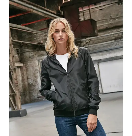 Giacca a vento riciclata donna Build Your Brand