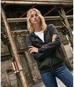 Giacca a vento riciclata donna Build Your Brand