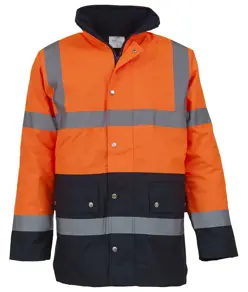 Giacca bicolore alta visibilità per autostrada (HVP302) YOKO
