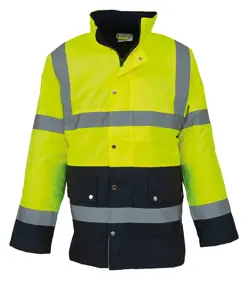 Giacca bicolore alta visibilità per autostrada (HVP302) YOKO