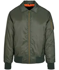 Giacca bomber con colletto Build Your Brand
