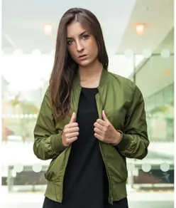 Giacca bomber leggera da donna Build Your Brand