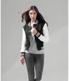 Giacca college in felpa donna Build Your Brand