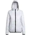 Giacca con cappuccio a nido d'ape donna 2786