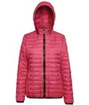 Giacca con cappuccio a nido d'ape donna 2786