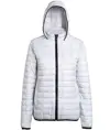Giacca con cappuccio a nido d'ape donna 2786