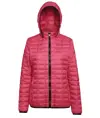 Giacca con cappuccio a nido d'ape donna 2786