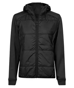 Giacca con cappuccio ibrida elasticizzata da donna (9113) Tee Jays