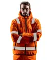 Giacca di sicurezza imbottita in ripstop riciclato Result Recycled
