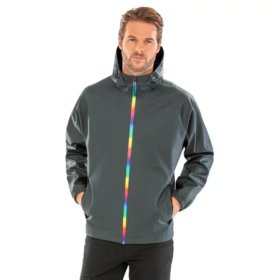 Giacca impermeabile Prism in PU con supporto riciclato Result Recycled