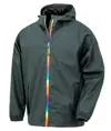 Giacca impermeabile Prism in PU con supporto riciclato Result Recycled