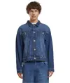 Giacca in denim boxy ad alta grammatura Build Your Brand