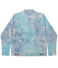 Giacca in denim tie-dye Colortone