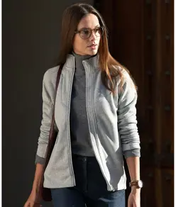 Giacca in pile lavorato a maglia donna Montana Nimbus