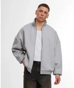 Giacca oversize con zip Build Your Brand