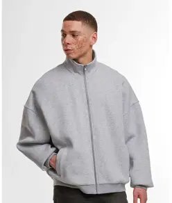 Giacca oversize con zip Build Your Brand