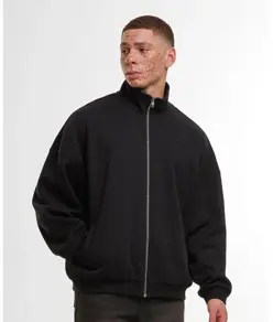 Giacca oversize con zip Build Your Brand