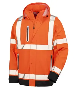 Giacca prism PU resistente safe and dry con supporto riciclato Result Recycled