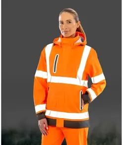 Giacca prism PU resistente safe and dry con supporto riciclato Result Recycled
