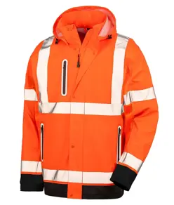 Giacca prism PU resistente safe and dry con supporto riciclato Result Recycled
